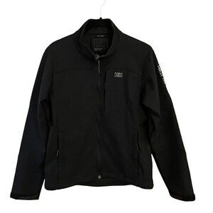 Helly Hanson Performance Soft Shell Jacket Fleece Lined Full Zip Black Women XS